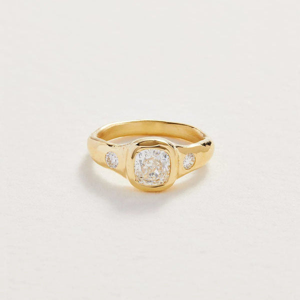 Ceremonial Ring IV - Diamond Wedding Ring - Pamela Love