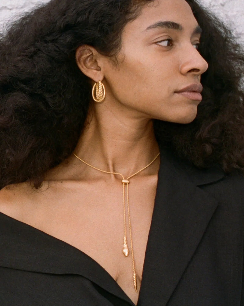 Charis Hoops by Pamela Love – Earrings in #product_material# (#product_color#). 