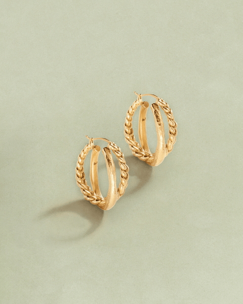 Charis Hoops by Pamela Love – Earrings in #product_material# (#product_color#).