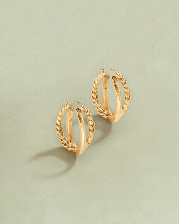 Charis Hoops by Pamela Love – Earrings in #product_material# (#product_color#).