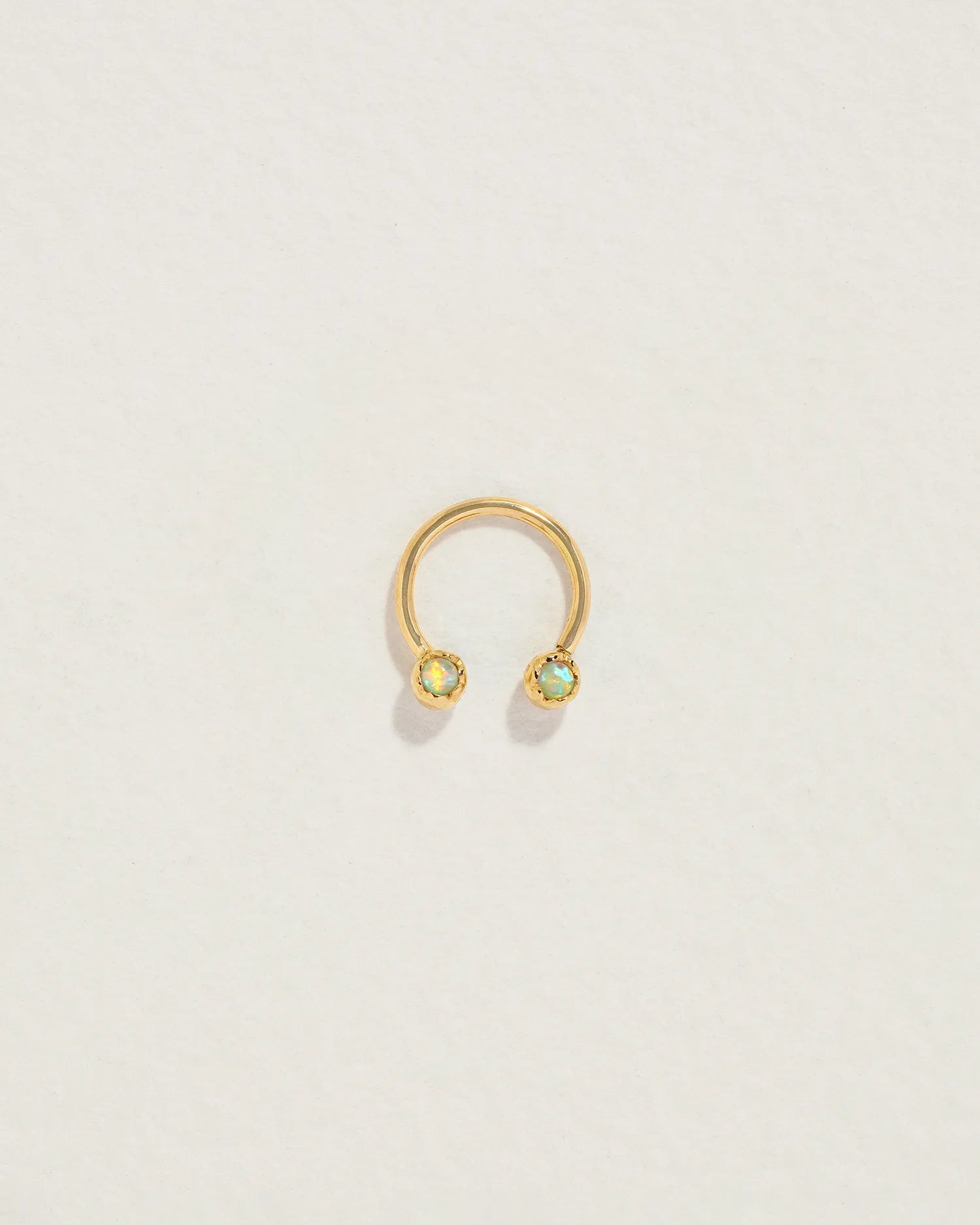 Circular Barbell by Pamela Love – Piercing in #product_material# (#product_color#).  circular-barbell-opal
