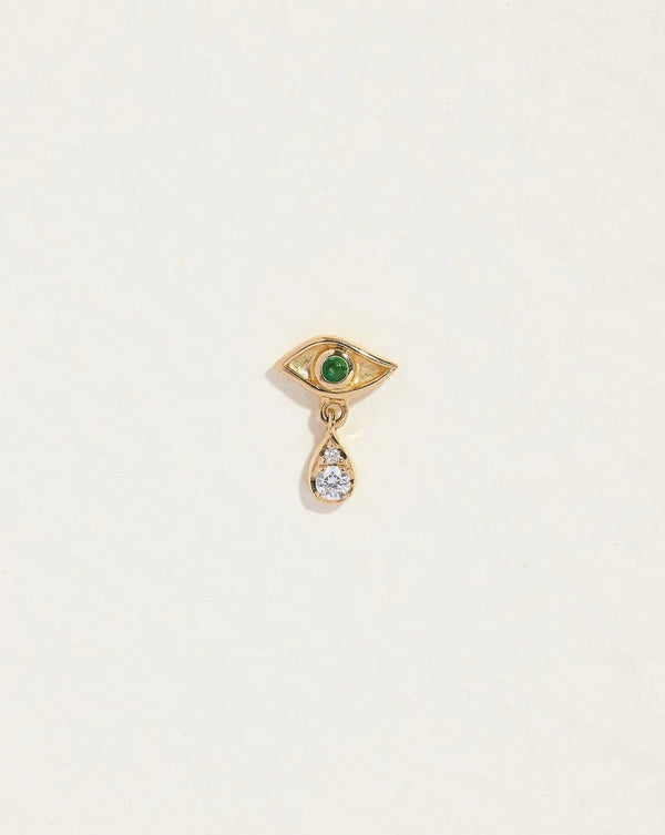 Crying Eye Stud by Pamela Love – Piercing in #product_material# (#product_color#). 