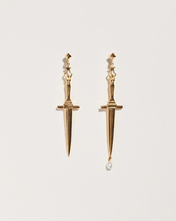 Dagger Earrings by Pamela Love – Earrings in #product_material# (#product_color#). 