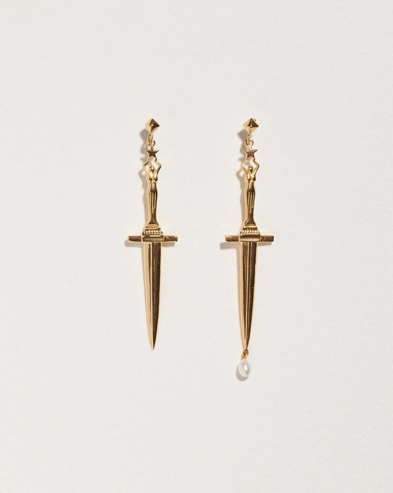 Dagger Earrings by Pamela Love – Earrings in #product_material# (#product_color#). 