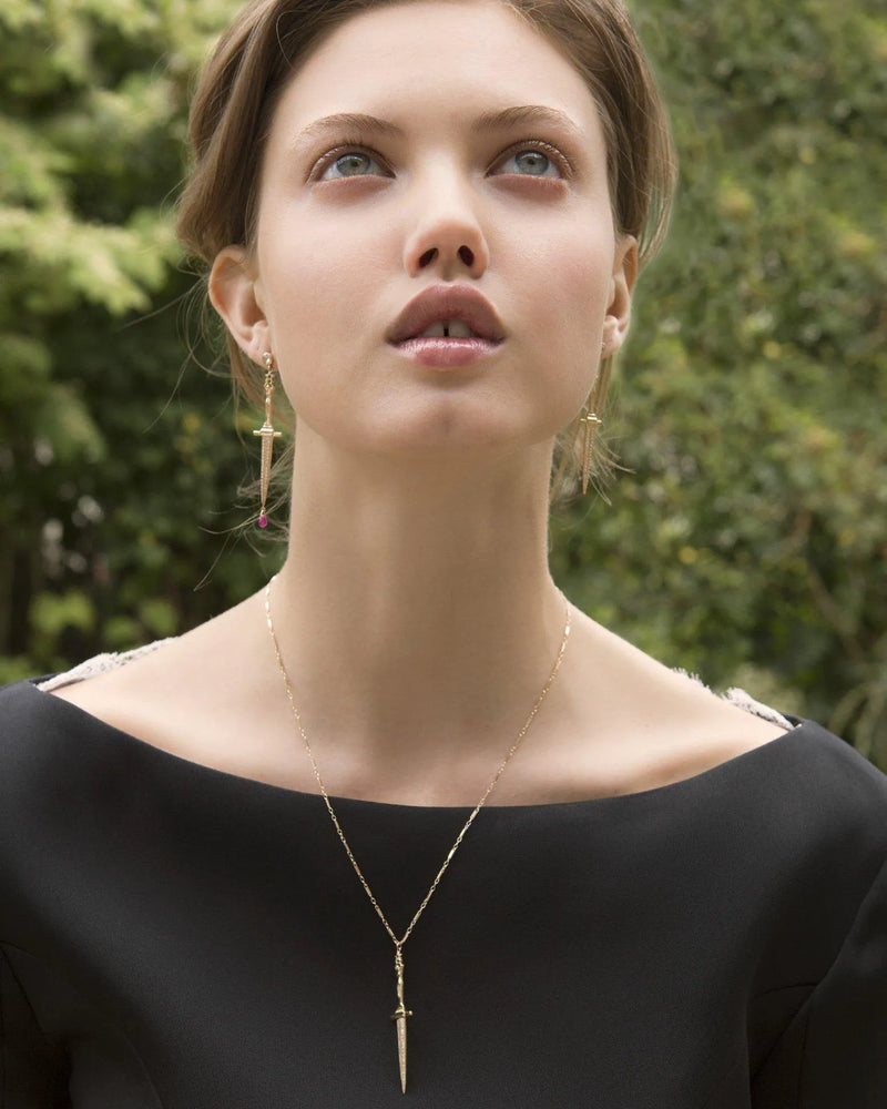 Dagger Earrings by Pamela Love – Earrings in #product_material# (#product_color#). 