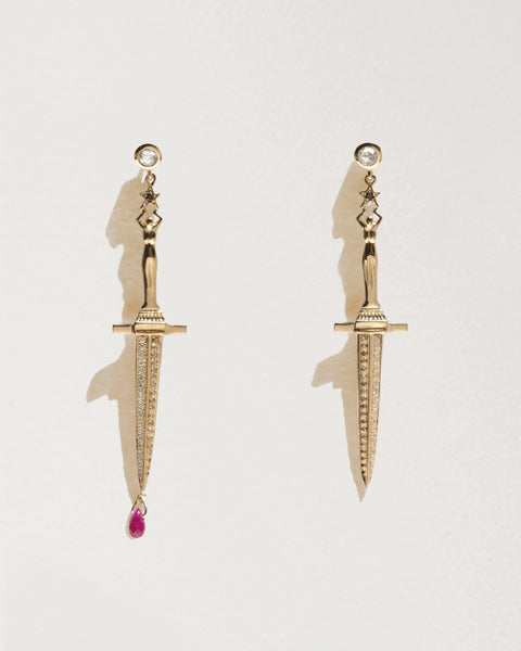 Dagger Earrings by Pamela Love – Earrings in #product_material# (#product_color#). 