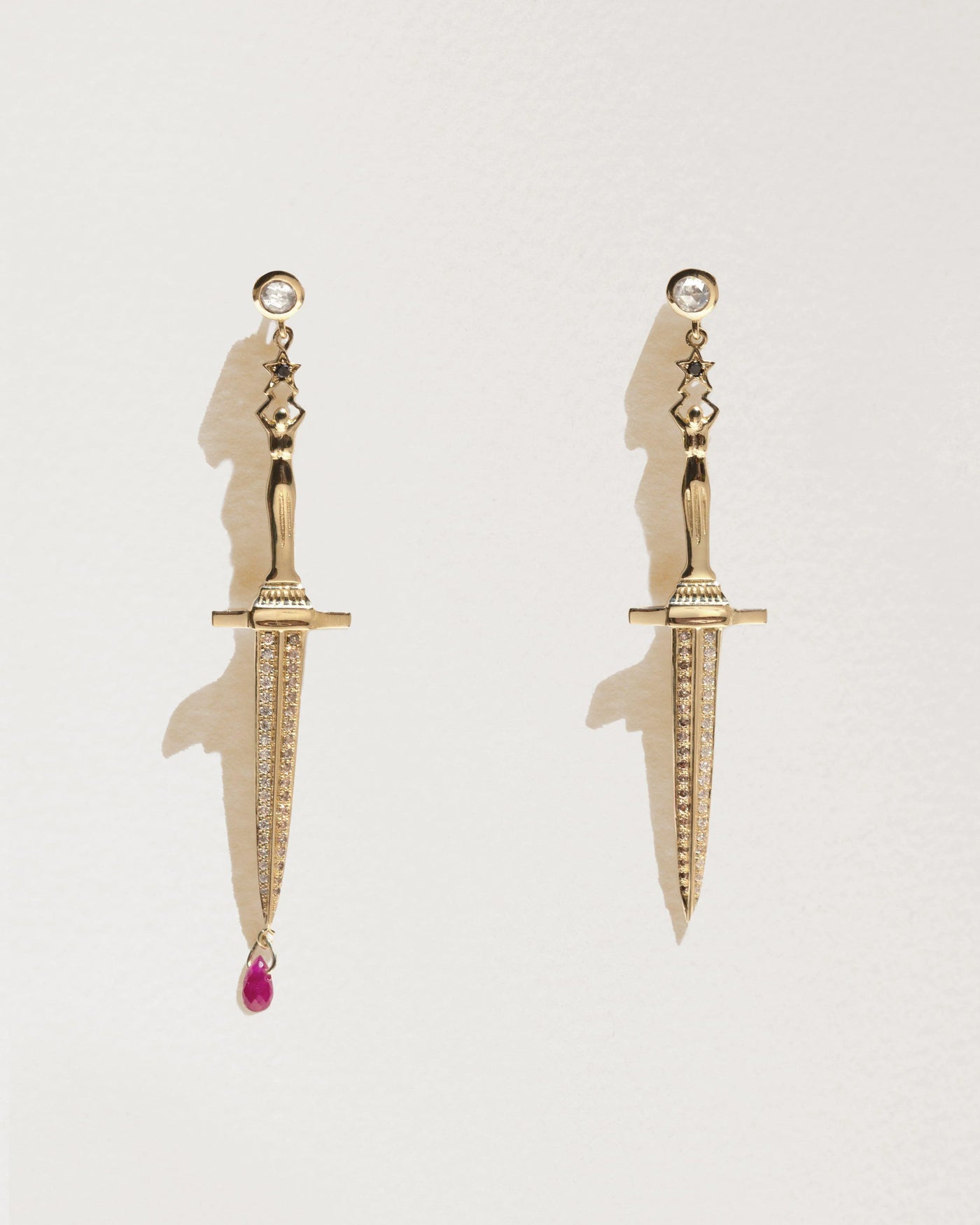 Gold Dagger Earrings - Dagger Earrings - Pamela Love