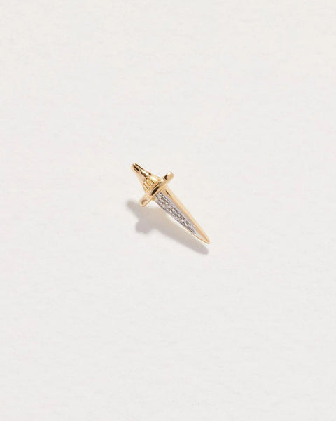 Dagger Pavé Stud by Pamela Love – Piercing in #product_material# (#product_color#). 