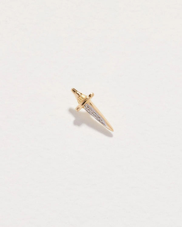 Dagger Pavé Stud by Pamela Love – Piercing in #product_material# (#product_color#). 