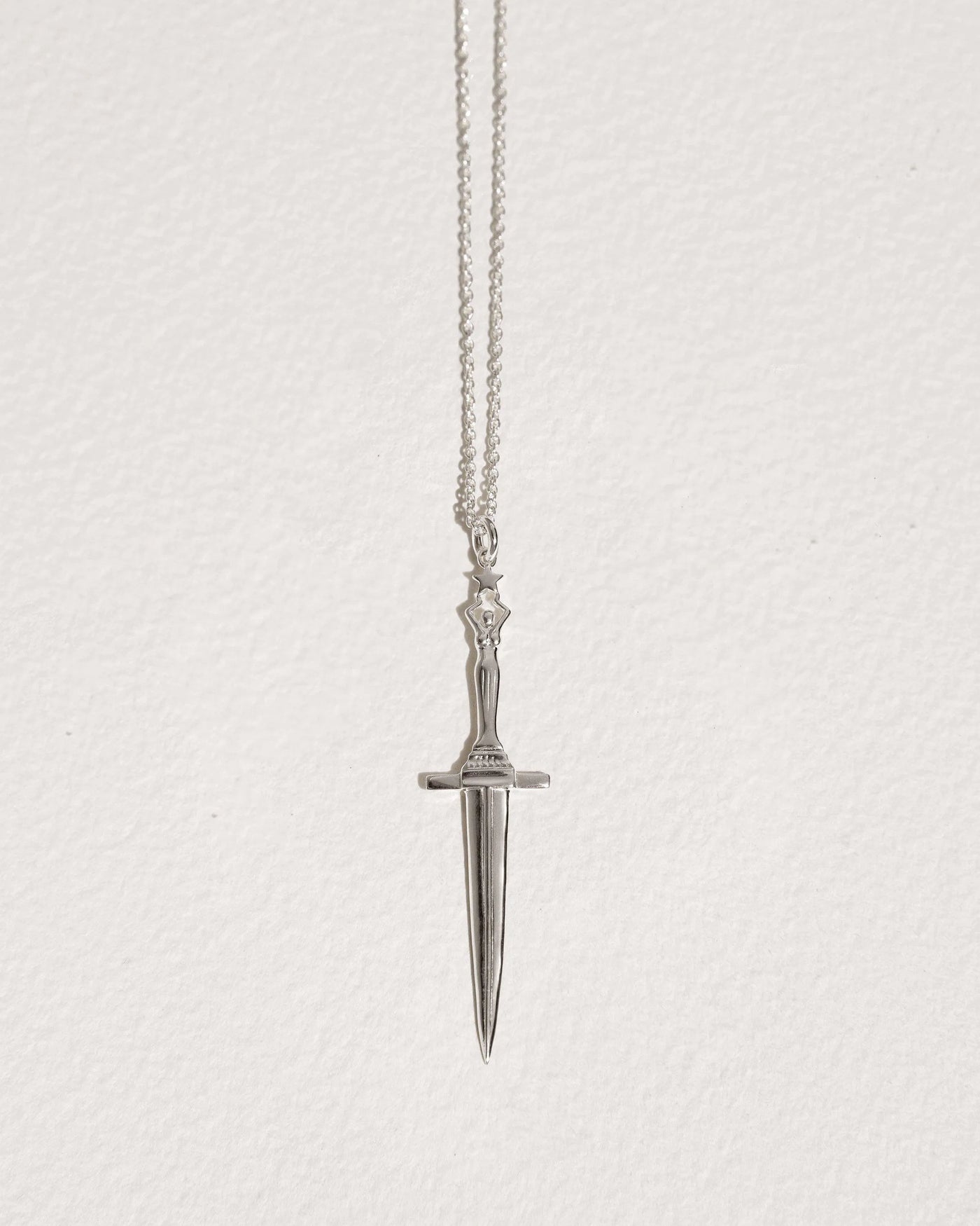 pamela love ネックレス Dagger Necklace - Silver Dagger Pendant - Pamela Love