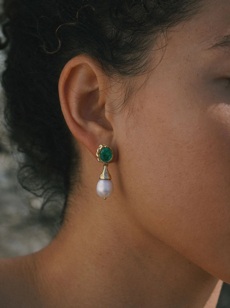 Domus Drop Earring by Pamela Love – Earrings in #product_material# (#product_color#). 