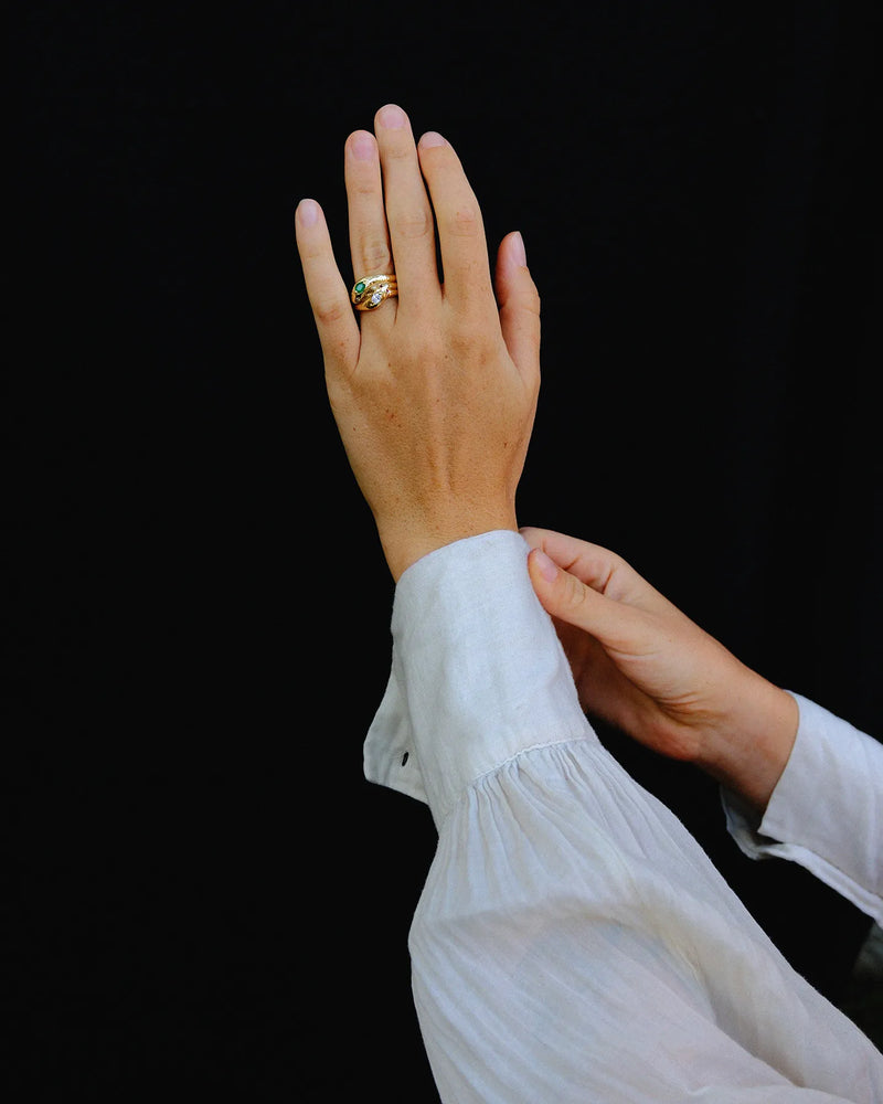 Double Serpente Ring by Pamela Love – Ring in #product_material# (#product_color#). 
