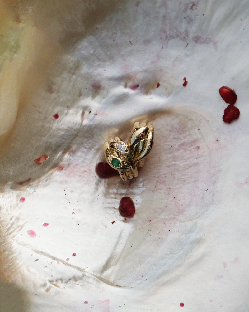 Double Serpente Ring by Pamela Love – Ring in #product_material# (#product_color#). 