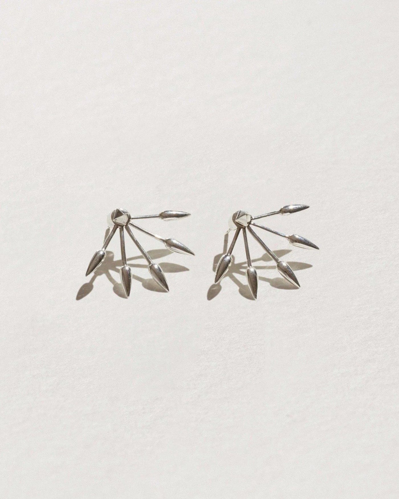 Five Spike Earrings - Silver Earrings - Pamela Love