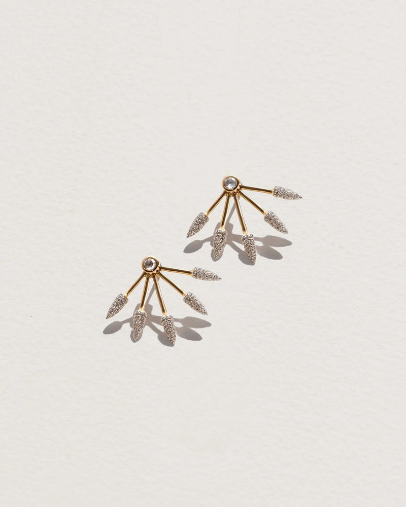 Five Spike Earrings by Pamela Love – Earrings in #product_material# (#product_color#). 