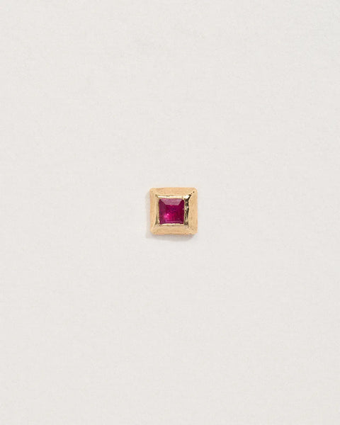 Flat Pyramid Stud by Pamela Love – Piercing in #product_material# (#product_color#). 