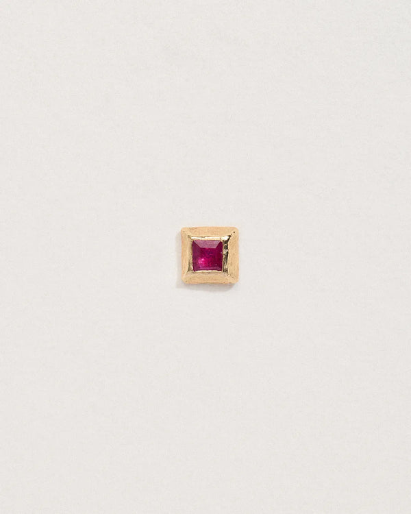 Flat Pyramid Stud by Pamela Love – Piercing in #product_material# (#product_color#). 
