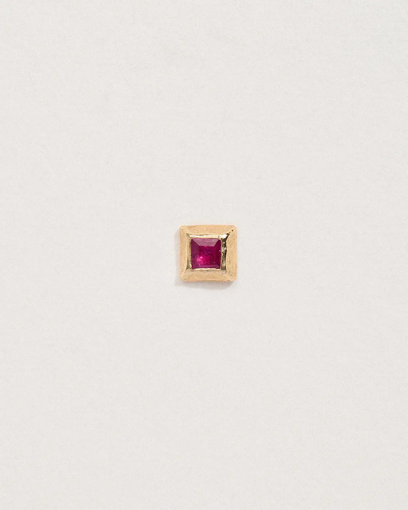 Flat Pyramid Stud by Pamela Love – Piercing in #product_material# (#product_color#). 