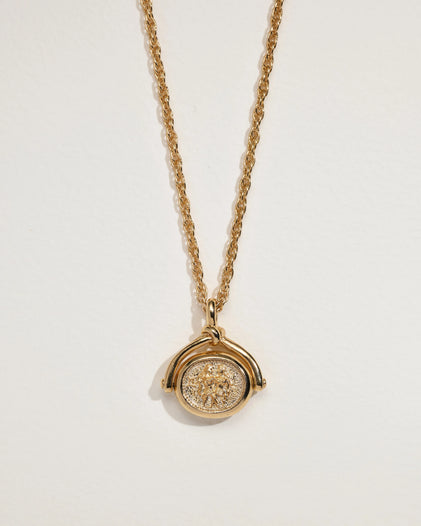Gemini Sign Spinner Pendant Necklace - Pamela Love