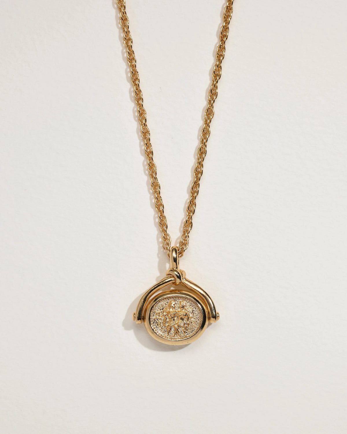 Gemini Sign Spinner Pendant Necklace - Pamela Love