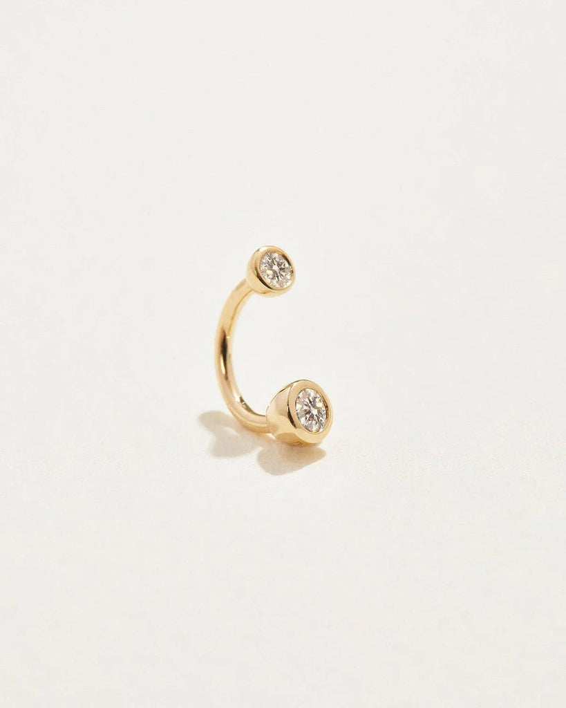 Gravitation Rook - Diamond Hook Piercing - Pamela Love