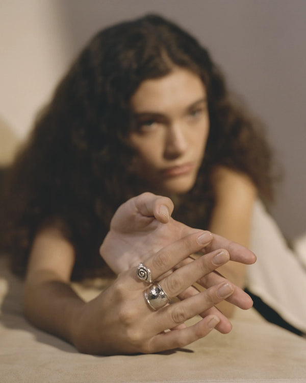 Hammered Radius Ring by Pamela Love – Ring in #product_material# (#product_color#). 