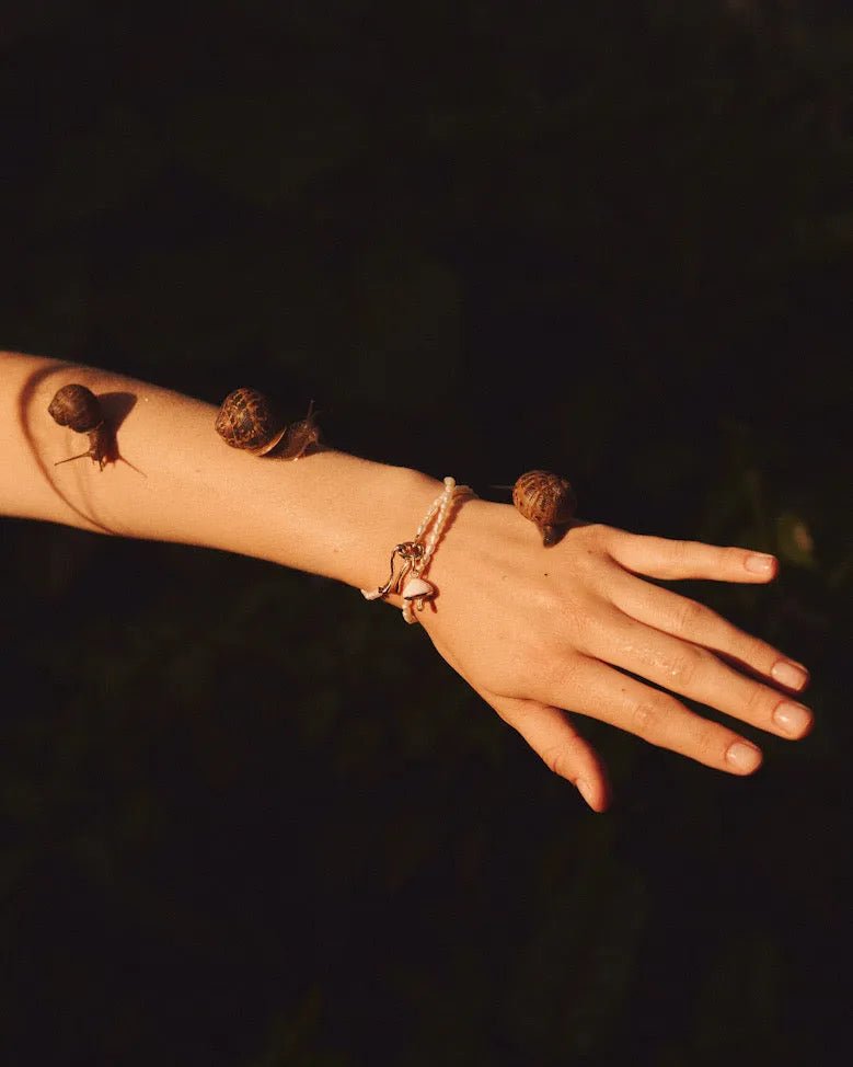 Inlay Mushroom Charm by Pamela Love – Charm in #product_material# (#product_color#). 