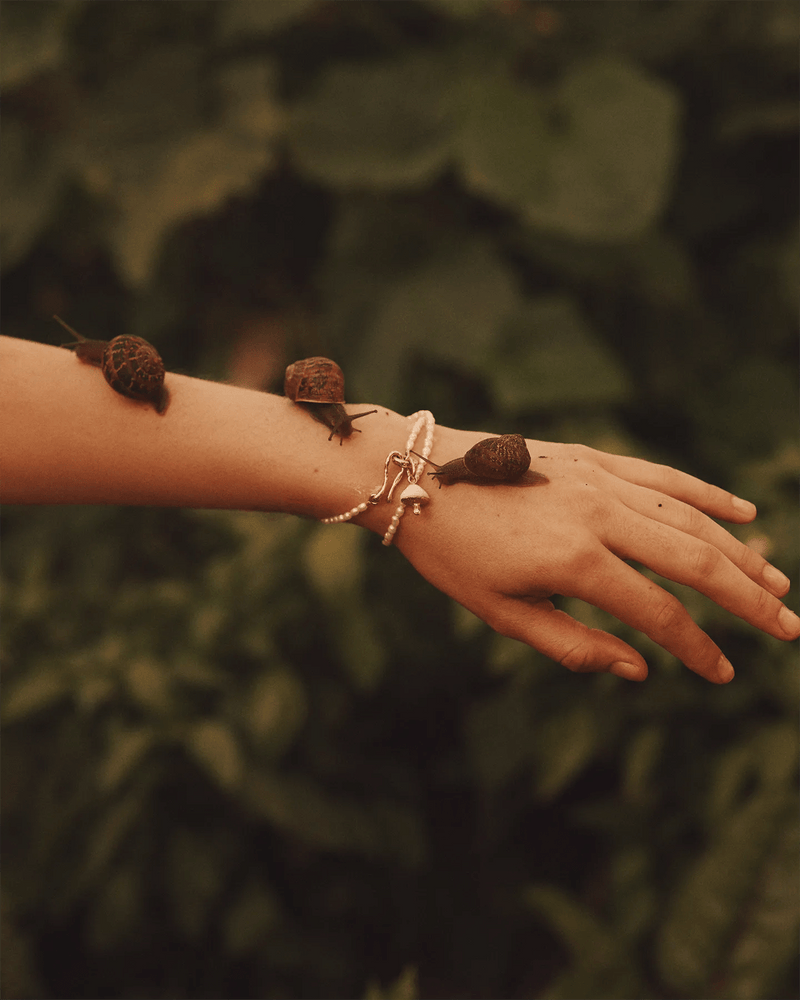 Inlay Mushroom Charm by Pamela Love – Charm in #product_material# (#product_color#). 