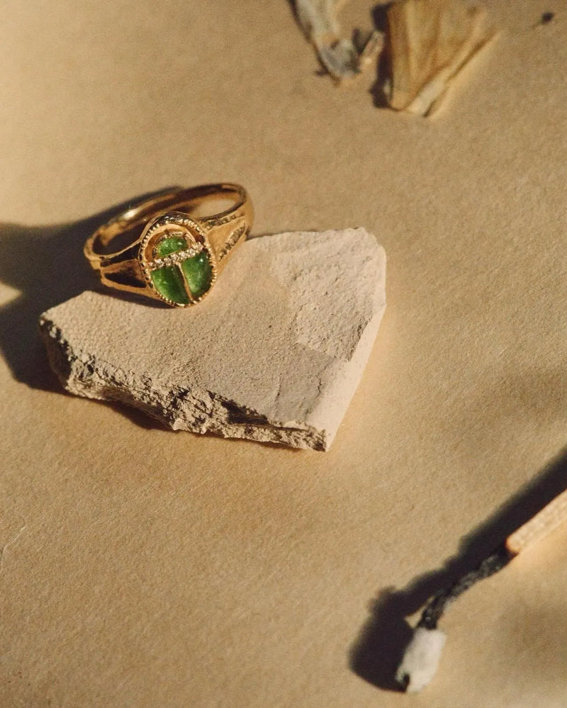 Inlay Scarab Ring by Pamela Love – Ring in #product_material# (#product_color#). 