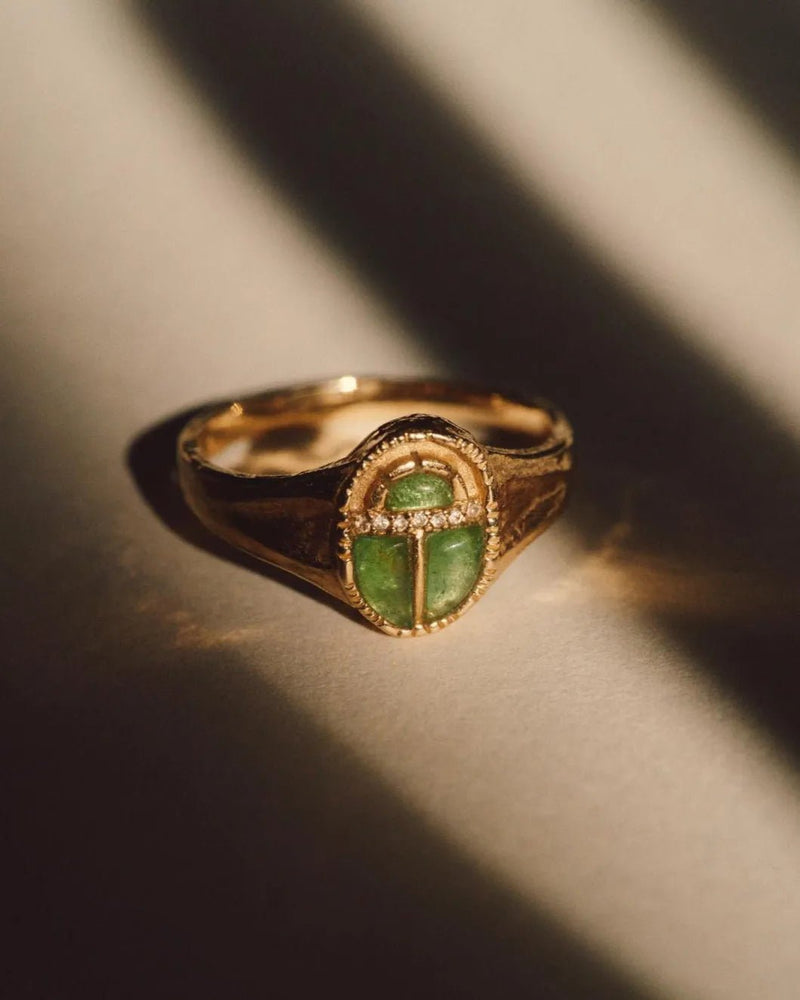 Inlay Scarab Ring by Pamela Love – Ring in #product_material# (#product_color#). 