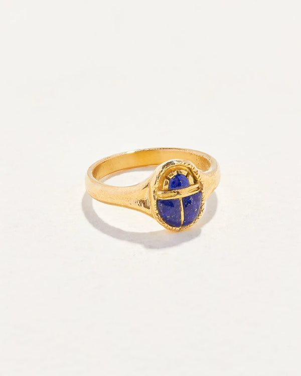 Inlay Scarab Ring by Pamela Love – Ring in #product_material# (#product_color#). 