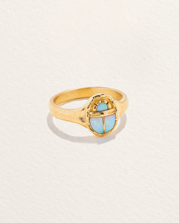 Inlay Scarab Ring by Pamela Love – Ring in #product_material# (#product_color#). 