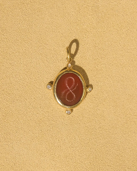 Carnelian Ouroboros by Pamela Love – Charm in #product_material# (#product_color#). 