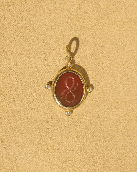Carnelian Ouroboros by Pamela Love – Charm in #product_material# (#product_color#). 