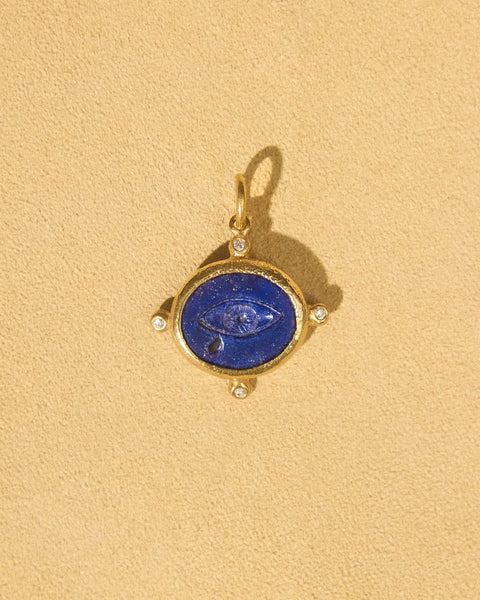 Lapis Crying Eye by Pamela Love – Charm in #product_material# (#product_color#). 