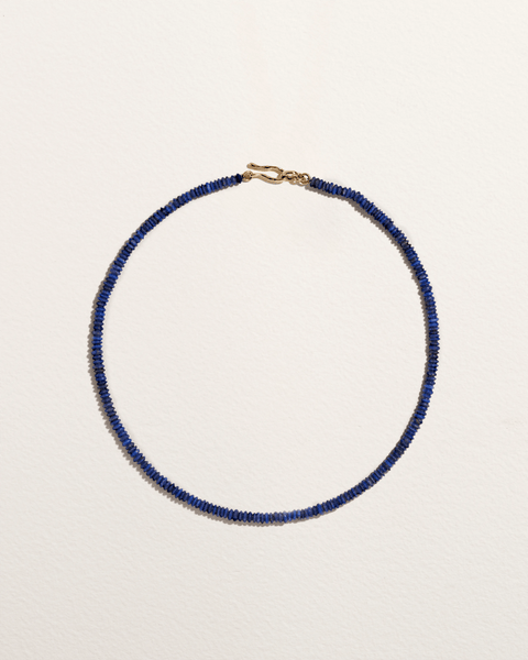 Lapis Rondelle Chain by Pamela Love – Necklaces in #product_material# (#product_color#). 