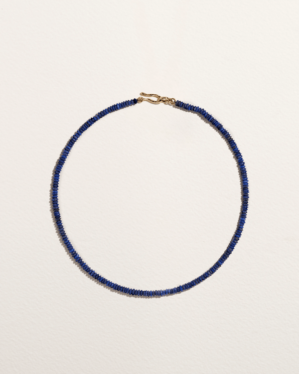 Lapis Rondelle Chain by Pamela Love – Necklaces in #product_material# (#product_color#). 