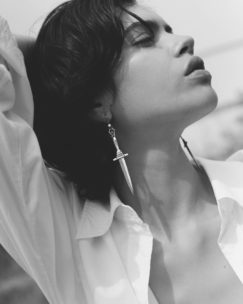 Large Dagger Earrings by Pamela Love – Earrings in #product_material# (#product_color#).