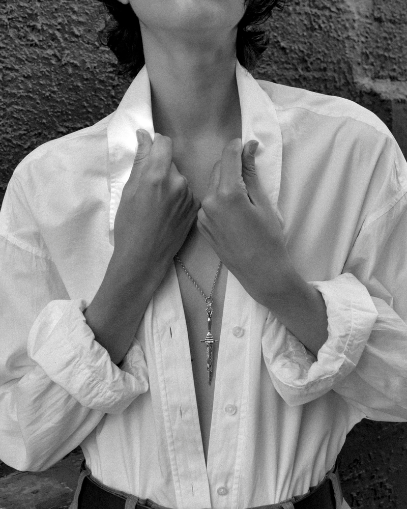 Large Dagger Pendant by Pamela Love – Necklaces in #product_material# (#product_color#).