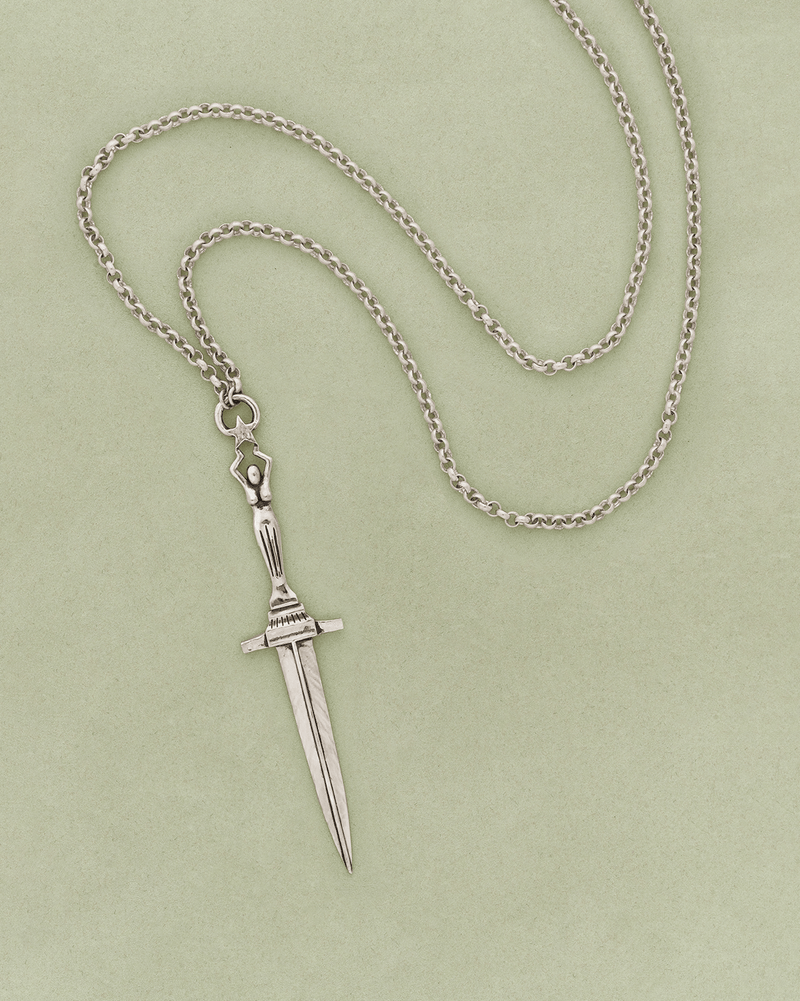 Large Dagger Pendant by Pamela Love – Necklaces in #product_material# (#product_color#).