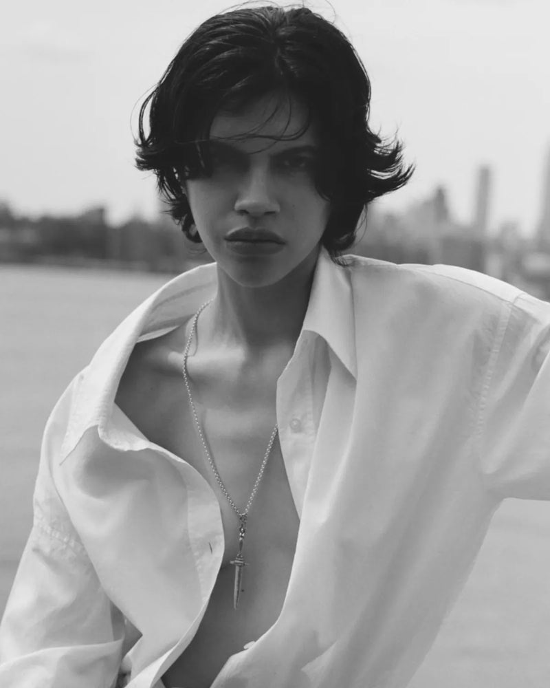 Large Dagger Pendant by Pamela Love – Necklaces in #product_material# (#product_color#). 