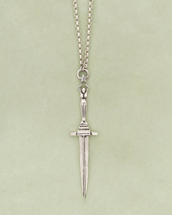 Large Dagger Pendant by Pamela Love – Necklaces in #product_material# (#product_color#). 