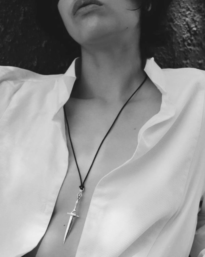 Large Dagger Pendant by Pamela Love – Necklaces in #product_material# (#product_color#). 