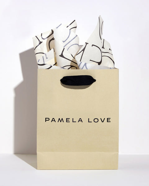 Medium Gift Bag by Pamela Love – Packaging in #product_material# (#product_color#). large-gift-bag