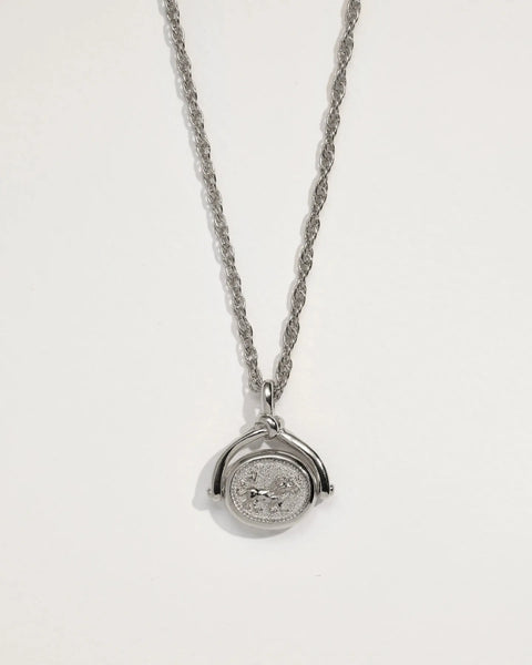 Leo Spinner Pendant by Pamela Love – Necklaces in #product_material# (#product_color#).  leo-spinner-pendant-copy