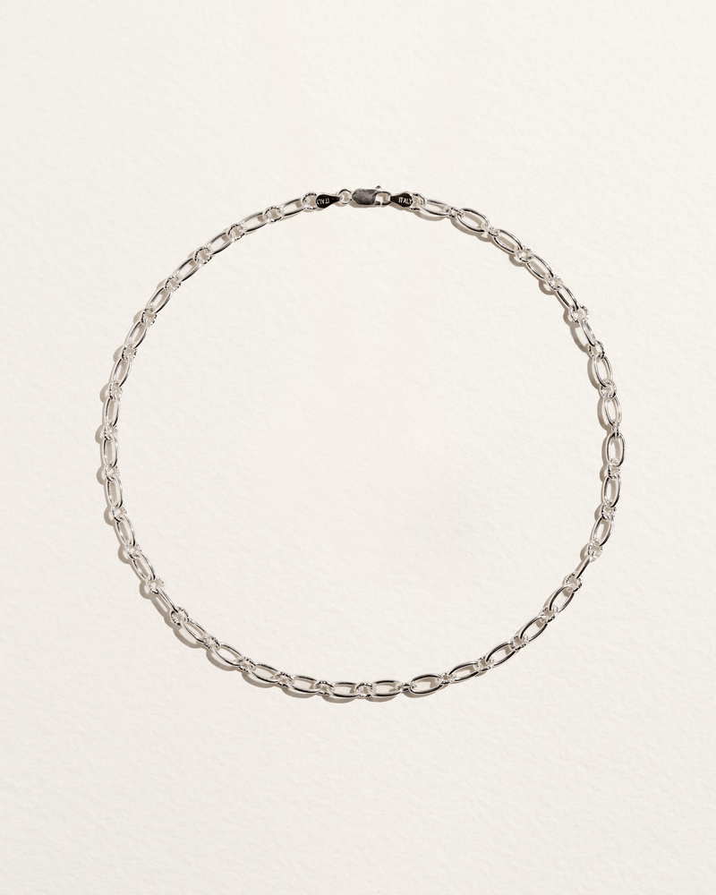 Long + Short Link Chain by Pamela Love – Necklaces in #product_material# (#product_color#). 