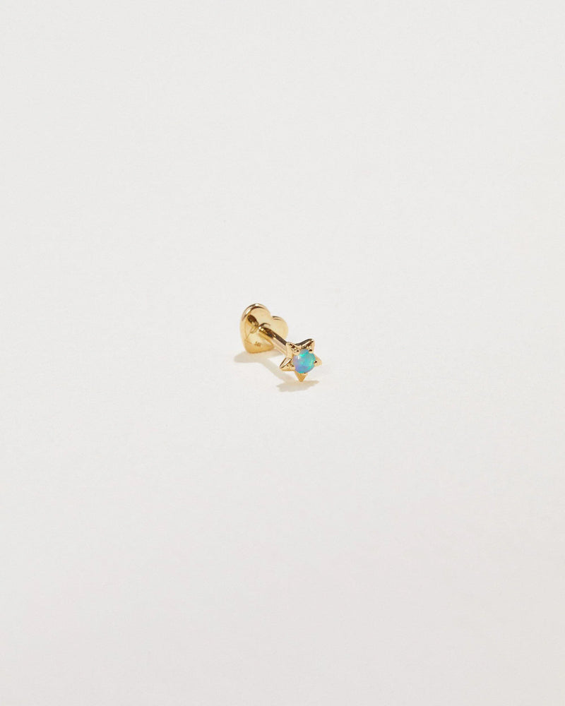 Midnight Star Stud by Pamela Love – Piercing in #product_material# (#product_color#). 
