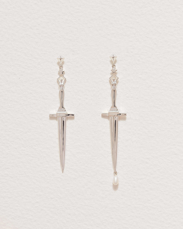 Dagger Earrings by Pamela Love – Earrings in #product_material# (#product_color#). 