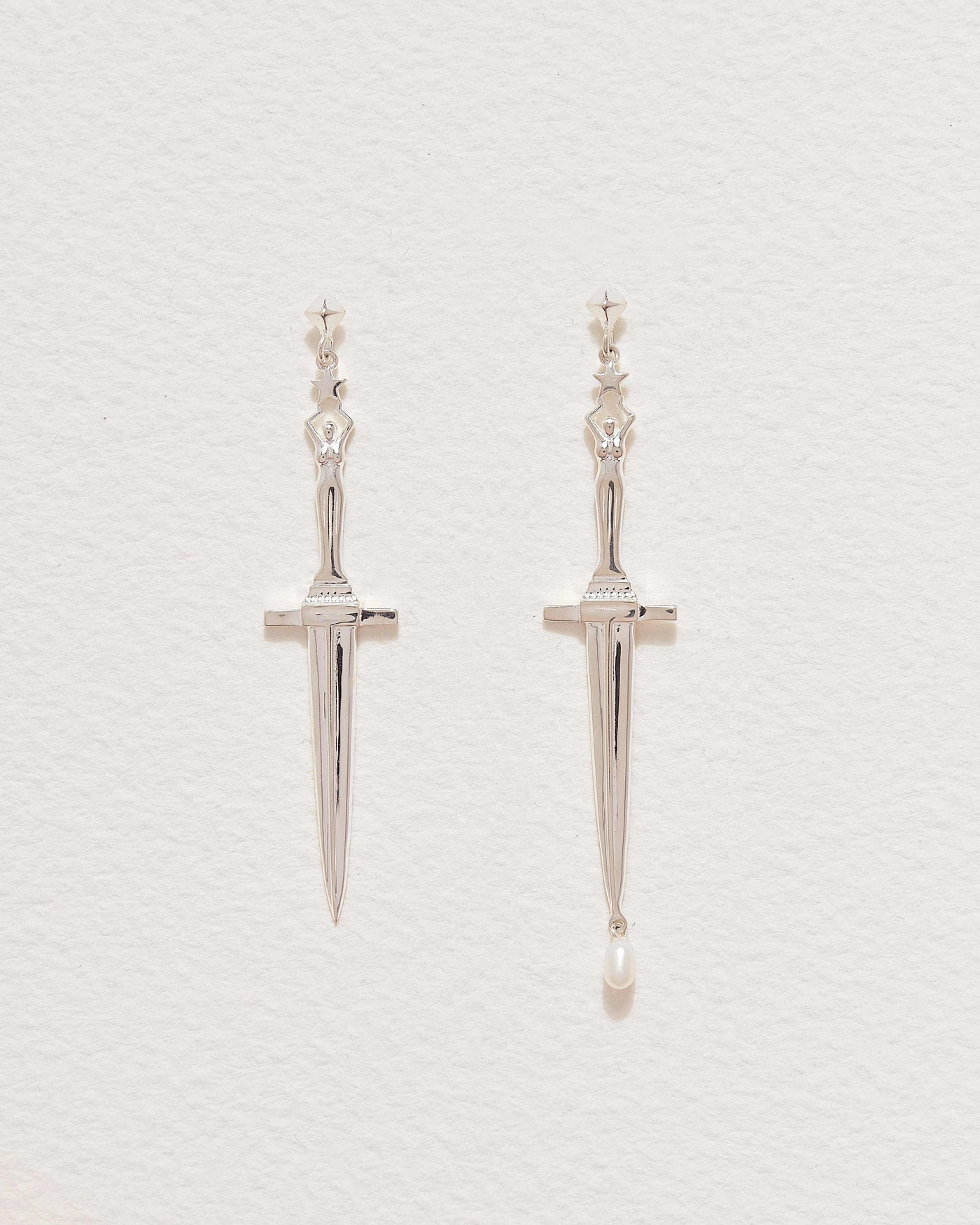 Dagger Earrings - Silver Dagger Earrings - Pamela Love