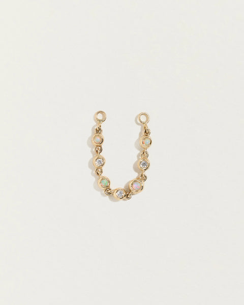 Molten Accent Chain by Pamela Love – Piercing in #product_material# (#product_color#).  molten-accent-chain-3